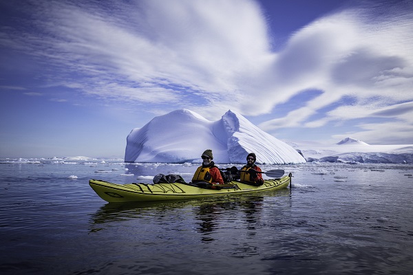Intrepid Travel Peregrine Adventures Antarctica_2020 21_Cierva Cove_Kayakers_118